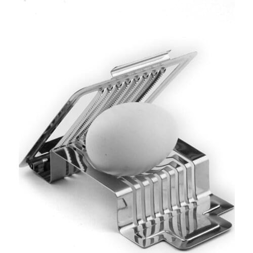 Stainless Steel Egg Cutter Multifunctional Fruit Slicer Kitchen Supplies for preserved eggs salted eggs strawberries bananas etc