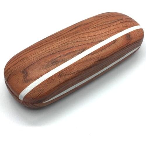 Portable Glasses Case Hard Wooden Grain Spectacle Frame Box Reading Glasses Sunglasses Holder Storage Case C66