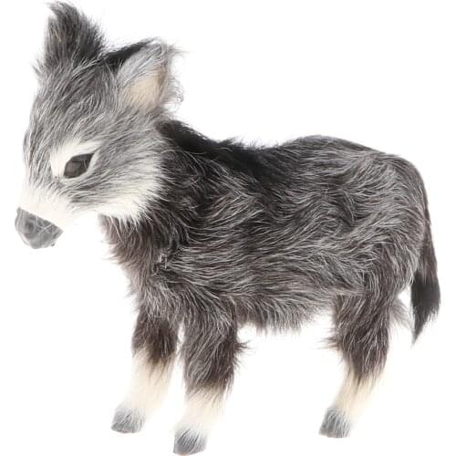 Realistic Burro Statue, Simulation Animal Model Toy for Kids, Educational Toy, Birthday Gift