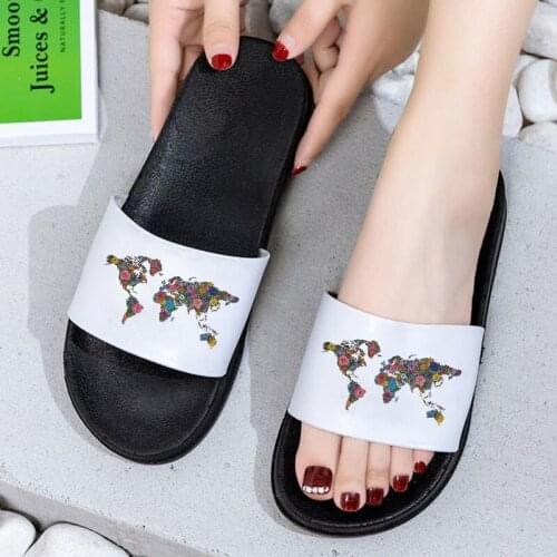 Fashion Women Shoes home indoor slippers Cartoon Pattern Cute Printed Sandals Fashion Outdoor Indoor Home Non-slip Slides 2021
