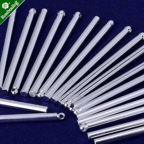 36mm tube Length Extension Article sticks for necklace Extended Chains Bulk for DIY Jewelry Making,Sold 20pcs/lot