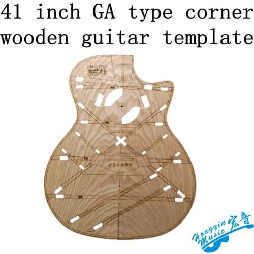 41 inch GA type positive barrel corner making folk acoustic guitar sound beam Kong Qin code position wooden template