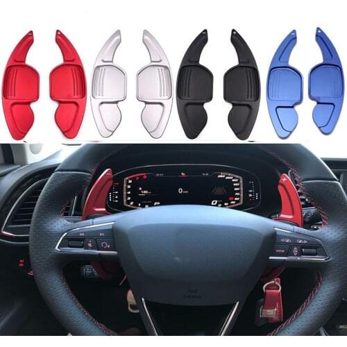 Aluminum Steering Wheel Paddle Shifter Gear Shift Shifter Extension for Seat Leon Cupra 5F Ibiza 6F Arona Ateca Leon ST Alhambra