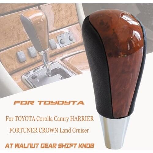 Automatic Gear Shift Knob For TOYOTA Corolla HILUX HARRIER FORTUNER Land Cruiser LC200 2008-2017 CROWN LEXUS RAV4