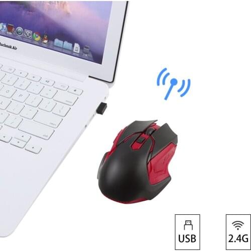 2.4G Wireless Gaming Mouse USB Optical Ergonomic Creative Mause 1600DPI 6Button Portable Gamer Mice Gift For PC Laptop Overwatch