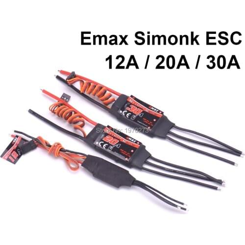 1Pcs 12A 20A 30A Brushless ESC Speed Controller Simonk ESC For Mini QAV250 F330 FPV Quadcopter Drone kit