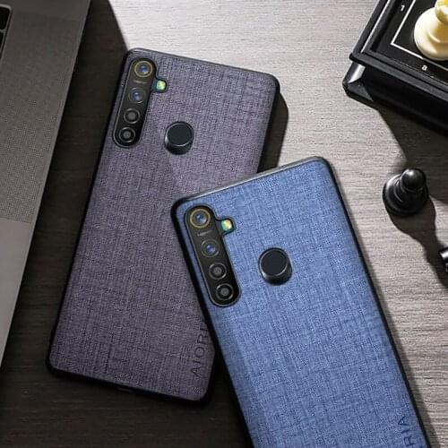 Fabric Silicone Case For Oppo Realme 5 Pro Q 5 3 Soft TPU Bumper Back Cover for Oppo Realme 5S 5i 6i Case Funda