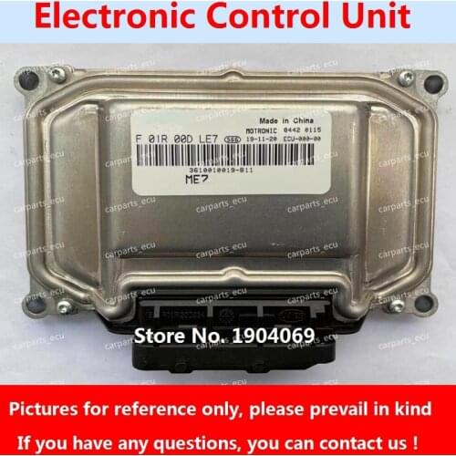 F01R00DLE7 3610010019-B11 F01RB0DLE7 ME7 ECU Electronic Control Unit F01R00DJT1 3610010003-M12 F01RB0DJT1 For Zotye Car