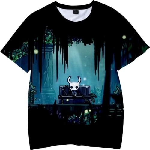 Hollow Knight 3D T Shirt Men/Women Fashion New Summer Popular Personality Anime T-shirt Harajuku Hollow Knight Kids Tshirt Tee