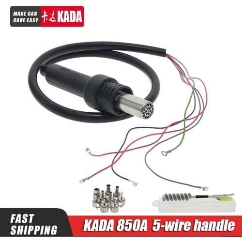 KADA 852D 850D 852D 852++ original hot air desoldering station handle five-wire universal digital display air gun handle