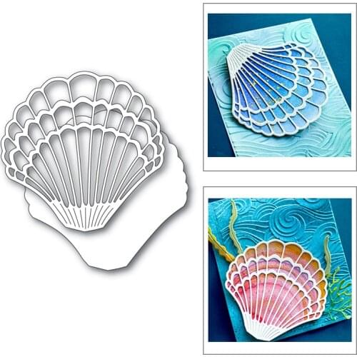 Beauty Shell Conch Decorative Metal Cutting Dies New 2021 for Card Making Scrapbooking Steel Craft DIY Paper Album Cards
