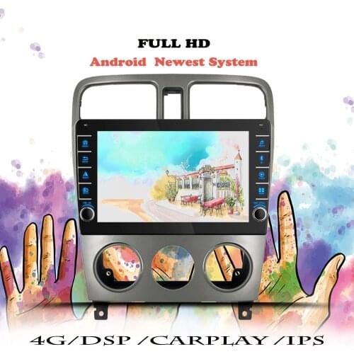 Multimedia Player Car Radio Android 10.0 For Subaru Forester SG 2002 2003 2004 2005 2006 2007 2008 Navigation GPS DVD Head Unit