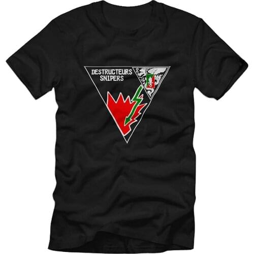 Snipers Foreign Legion 2e Rep France Men T-Shirt Short Casual 100% COTTON O-Neck T Shirt