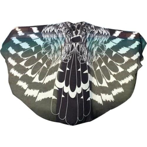 Halloween Cloak Butterfly Style Decorative Gradient Color Soft Fabric Butterfly Wings Cape Costume for Party