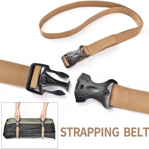 Hiking Travel Cargo Storage Belt Luggage Buckle Tied Tighten Outdoor Camping Tour Strap for Family Outdoor Camping supplies