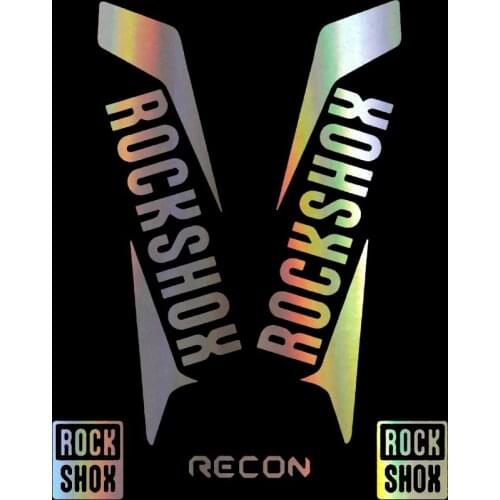 For RockShox RECON Style Decals Stickers Mountain Bike Front Fork Stickers MTB Bicycle Front Fork Decals PIKE Stickers 18cm*8cm