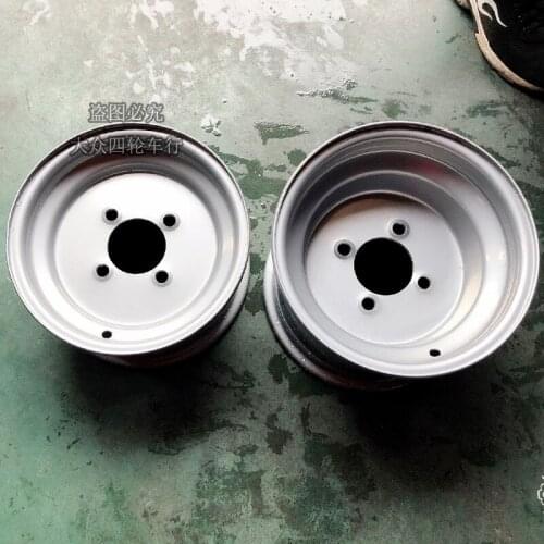 150cc Four Wheel Bull ATV Accessories Refitted Front and Rear 10 Inch Thickened Iron Wheel Hub Assembly Diagonal 100mm