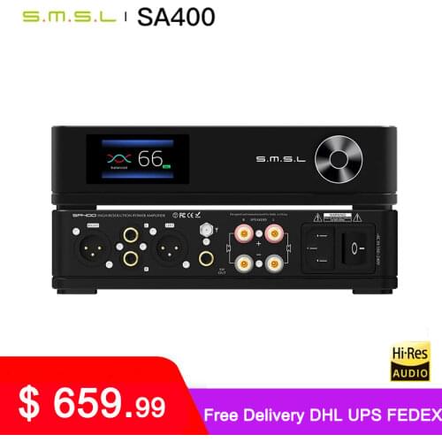 Hifi Power Amplifier High Resolution Bluetooth5.0 NJW1195 Super Bass Preamp Output APT-X XLR RCA With Remote Control