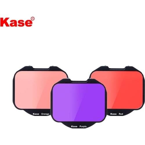 Kase Clip-in Red / Orange / Purple Underwater Filter Dedicated for Full Frame Sony Alpha Camera water Filters