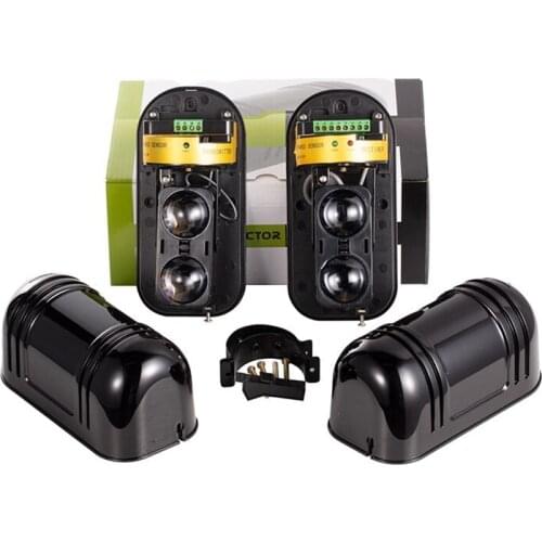 2 Beam Infrared Detector Garden Protection Infrared Motion Sensor Detector Anti-thief Security Fence Alarm Detector For Home