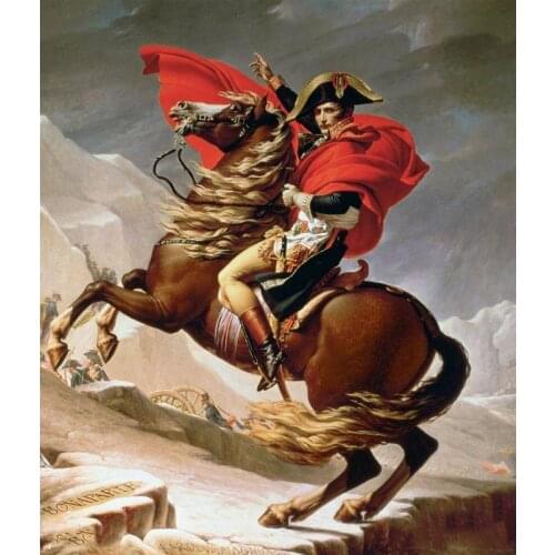 5d diamond Embroidery Jacques Louis David - Napoleon through the Alps diy diamond painting mosaic crafts Y0805