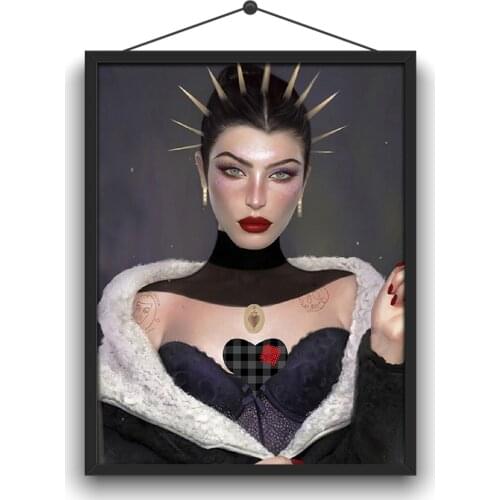 Disney 5D DIY Diamond Painting Princess Realistic Humanized Diamond Embroidery Exclusive Handicraft Home Decoration Gift