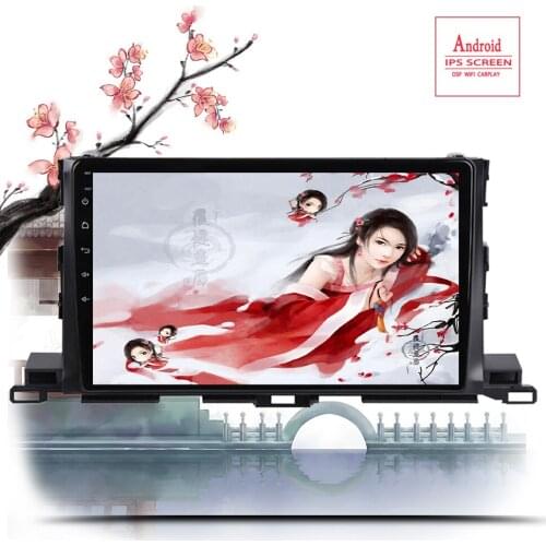 Car Radio For Toyota Highlander 2014 2015 2016 2017 2018 2019 stereo system video support USB FM SWC TV bose WIFI Android 10.0