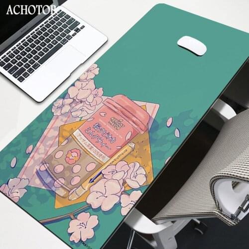 90x40CM Large Gaming Mouse Pad Computer PC Gamer Table Desk Kawaii Anime Mousepad with Edge Locking Cute XL Office Play Mice Mat