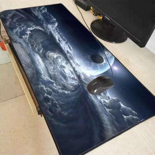 XGZ Bright Earth Cloud Large Locking Edge Speed Mouse Pad Desk Table Mousepad Office Cushion Super Big 60cm 70cm 80cm 90cm XXL