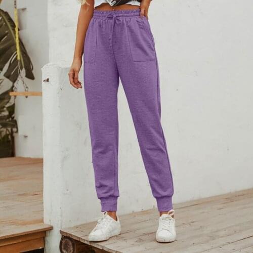 Hstar Women Pants High Waist Long Pants Fashion Casual Streetwear Sweatpants Woman Plus Size Trousers Joggers Pencil Pants