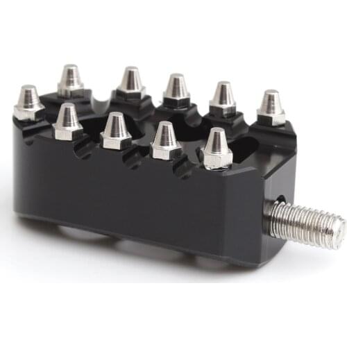 Black Motorcycle Aluminum MX Shifter Peg Brake Arms Fits For Harley Touring Softail Dyna Sportster XL 1200 883 Universal