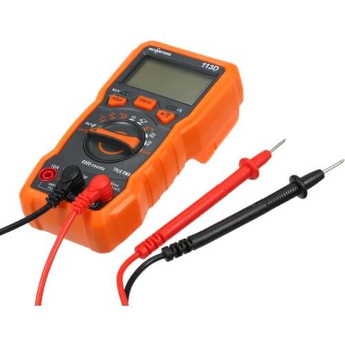 RICHMETERS RM113D NCV Digital Multimeter 6000 Counts Auto Ranging AC/DC Voltage Meter Flash Backlight Large Screen