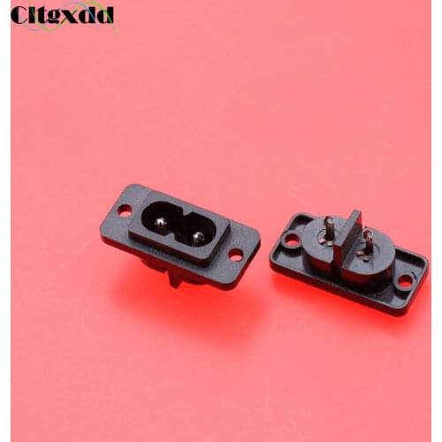 Cltgxdd 1pcs AC Power Socket , AC Power plug Connector black