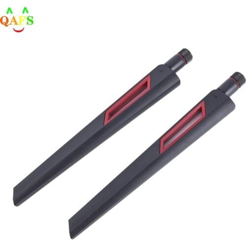 2400-2500MHz 500-5850MHz Dual Band Wifi Antenna High Gain 12dbi Ap Aerial 19.5cm With Sma Male Connector For Wilress Wlan Router