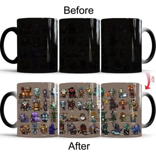 DOTA2 Mug Creative Magic Color Changing Water Cup