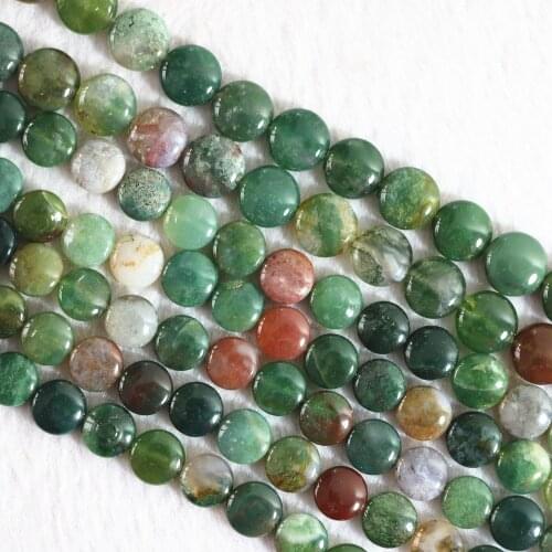 Natural indian stone carnelian onyx agat rondelle stone 10mm 12mm 14mm coin fashion women jewels making loose beads 15 inch B344