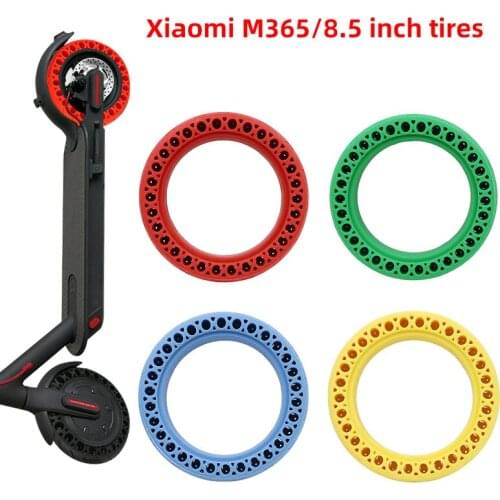 8.5 Inch Non-Pneumatic Shock-Absorbing Tire Electric Scooter Rubber Solid Color Tire For Xiaomi Mijia M365 Pro