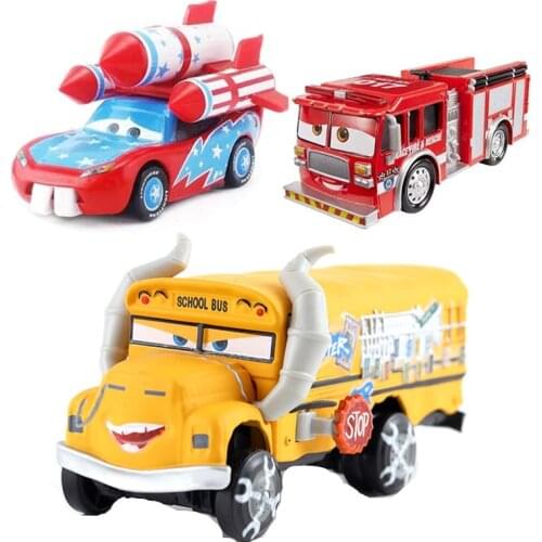 New Disney Pixar Sedan 3 Lightning McQueen Fritter Frank Tiny Uncle Mai 1:55 Die Cast Metal Model Toy Car Childrens Gift