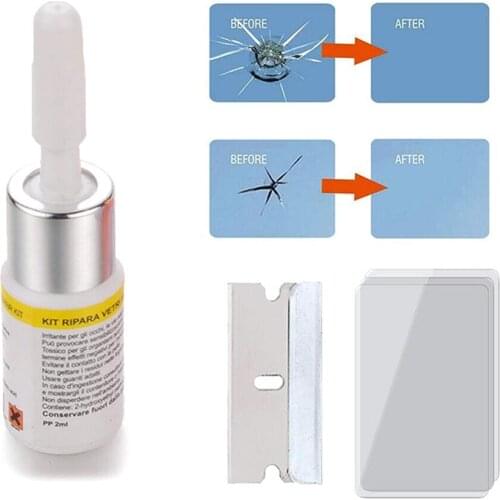 Car Window Glass Cracked Scratch Restore DIY Windshield Repair Tools Auto Glass Scratch Remove Care Accessories