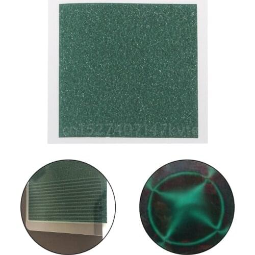 Magnetic Field Viewer Viewing Film 50x50mm Card Magnet Detector Pattern Display
