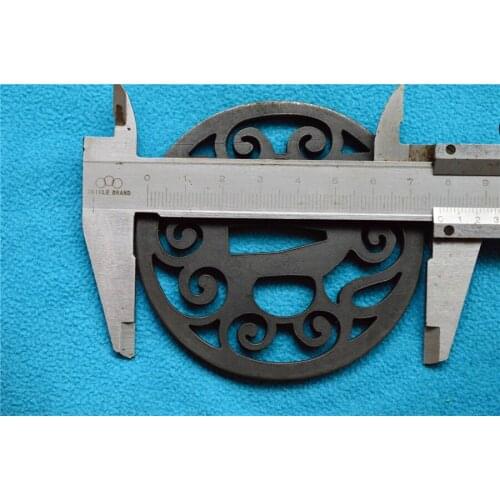 Steel Iron Guard Tsuba For Japanese Samurai Katana Sword Wakizashi Tanto