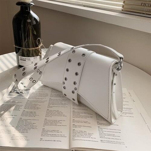 Vintage Square Armpit bag 2021 Fashion New High quality PU Leather Womens Designer Handbag Travel Shoulder Messenger Bag