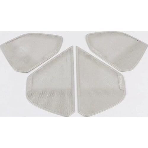 For Peugeot 4008 2017-2020 High-quality stainless steel Car door audio Decorative cover Horn cover Anti-scratch car accessories