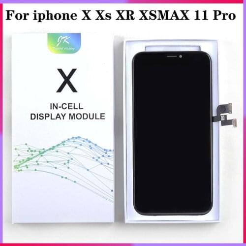 For iPhone X Xs Max XR LCD Display 3D Touch Screen Digitizer Assembly JK Incell OLED For iPhone 11 Pro Max