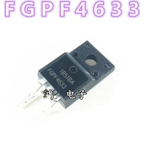 Free shipping: 5PCS-10PC FGPF4633 F4633 4633 TO220F-3 pin new LCD power management chip