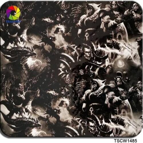 Free shipping TSAUTOP Width 0.5m PVA fillm Personalized decoration water transfer printing flims for water soluble WDF1485