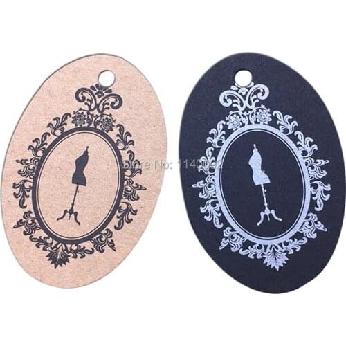 Jewelry price tag/garment printed label/shape cutting tag printing/gift packing label/clothing kraft paper tag 1000 pcs a lot