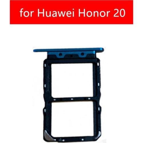 For Huawei Honor 20 Card Tray Holder SIM Micro SD Card Slot Adapter Holder Repair Spare Parts Red