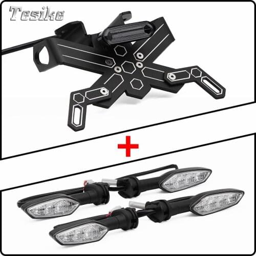 For YAMAHA MT 07 FZ 07 2014 - 2020 Fender Rear Tail Tidy Eliminator Kit License Plate Holder Bracket Motorcycle Accessories