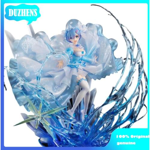 Re:Zero kara Hajimeru Isekai Seikatsu REM Crystal dress PVC Action Figure Anime Figure Model Toys Figure Collection Doll Gift